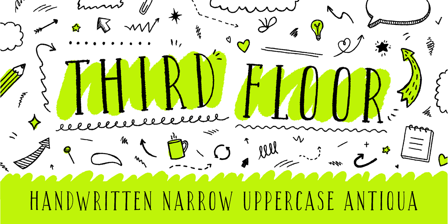 フォント Third Floor MS